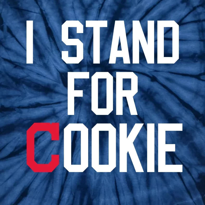 I Stand For Cookie Carlos Carrasco Indians Tie-Dye T-Shirt