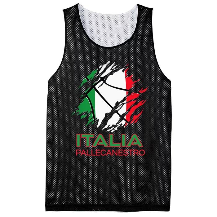 Italia Sports Fan Italian National Flag Art Italy Basketball Mesh Reversible Basketball Jersey Tank