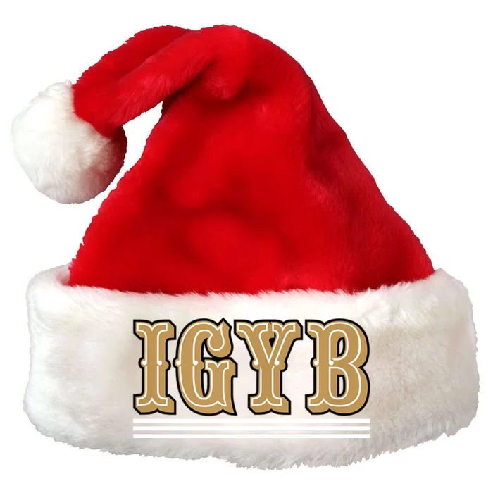 IGYB San Francisco Fan Premium Christmas Santa Hat