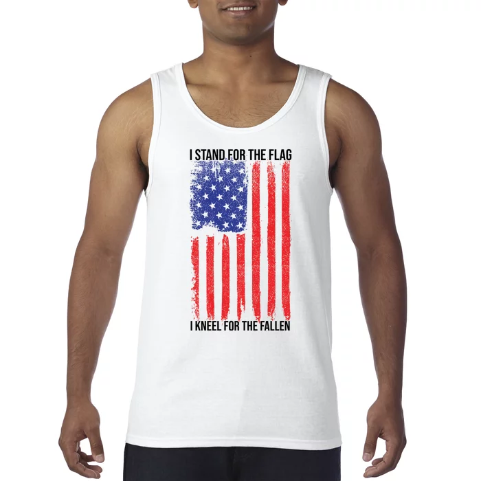 I Stand For The Flag I Kneel For The Fallen Usa Tank Top