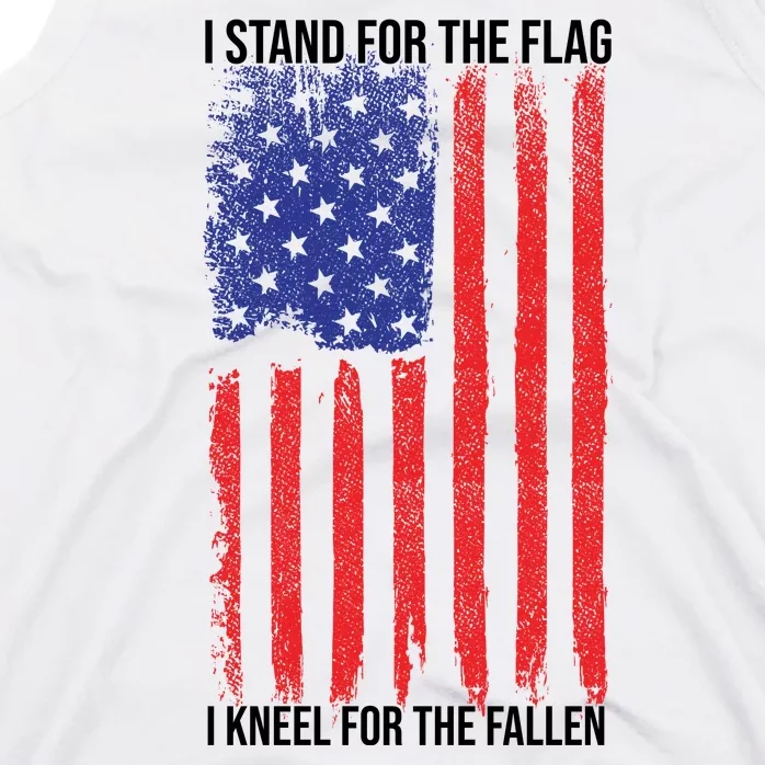 I Stand For The Flag I Kneel For The Fallen Usa Tank Top