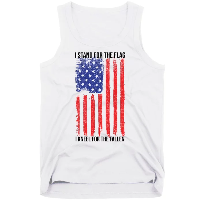 I Stand For The Flag I Kneel For The Fallen Usa Tank Top