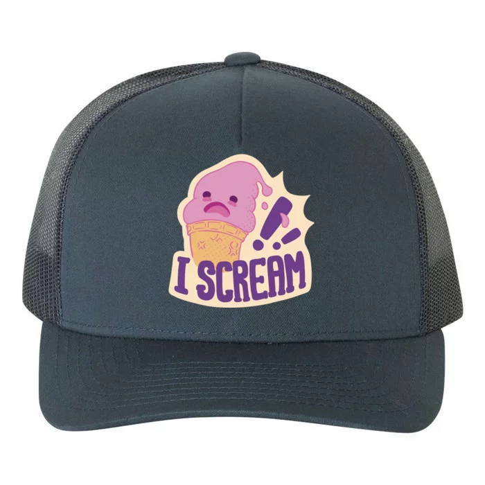 I Scream For Ice Cream Cute Yupoong Adult 5-Panel Trucker Hat