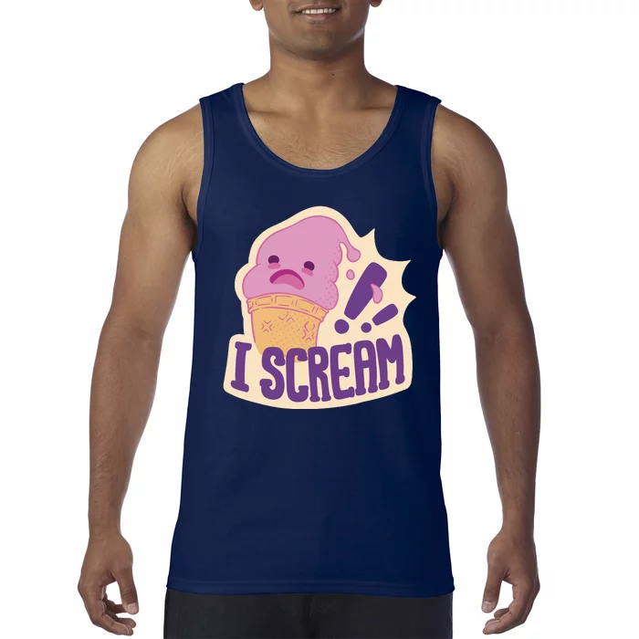 I Scream For Ice Cream Cute Tank Top