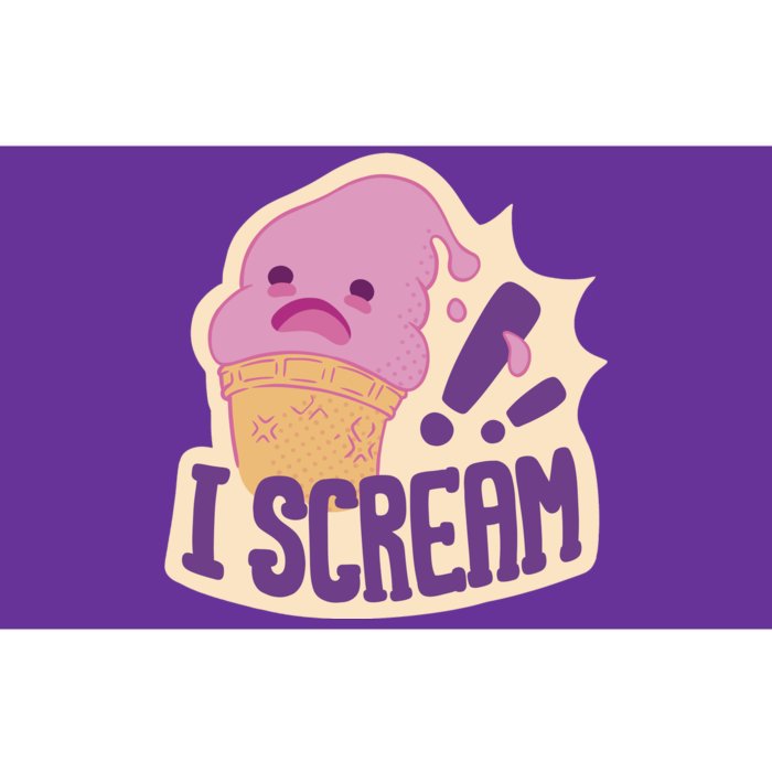 I Scream For Ice Cream Cute Bumper Sticker