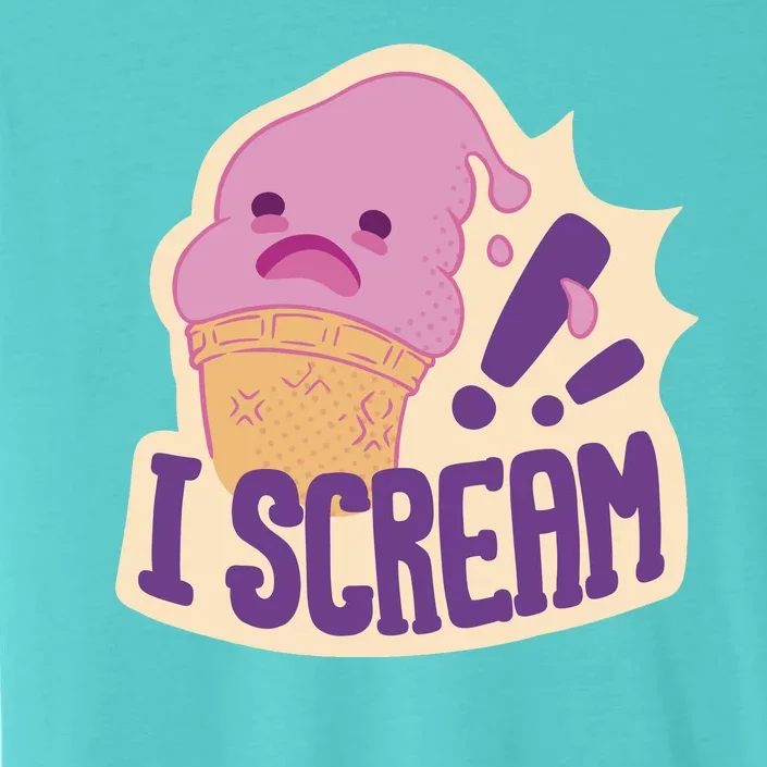 I Scream For Ice Cream Cute ChromaSoft Performance T-Shirt