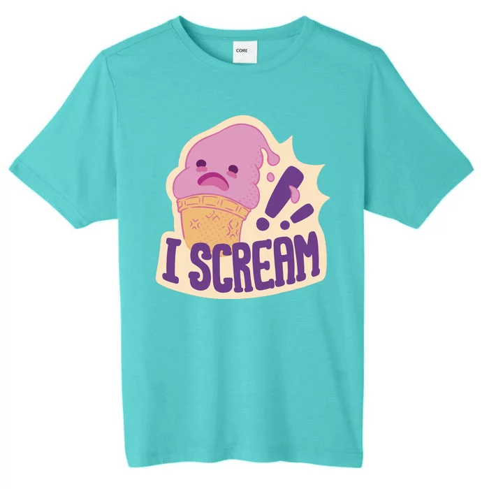 I Scream For Ice Cream Cute ChromaSoft Performance T-Shirt