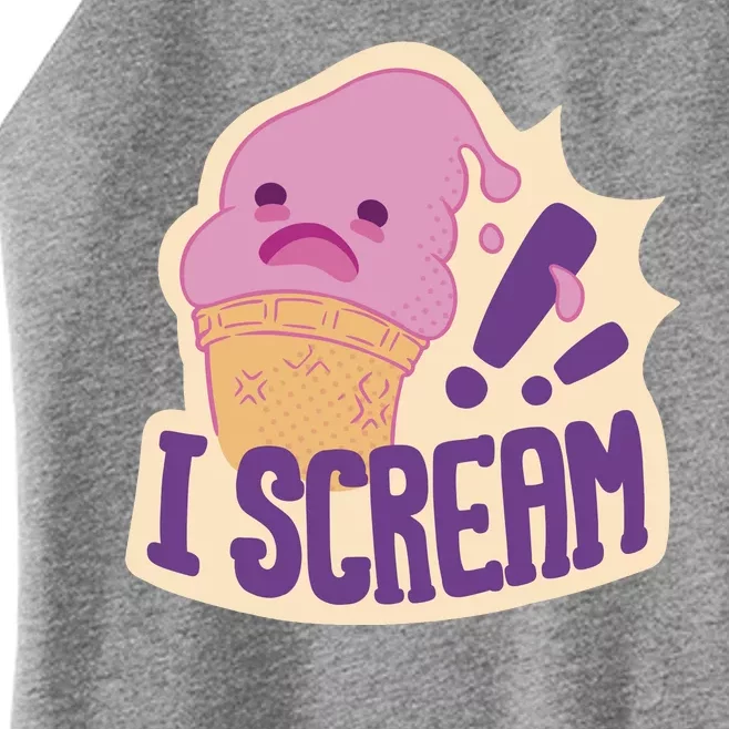 I Scream For Ice Cream Cute Women’s Perfect Tri Rocker Tank