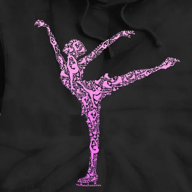 Ice Skating Figure Skater Tie Dye Hoodie