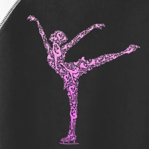 Ice Skating Figure Skater Toddler Fine Jersey T-Shirt