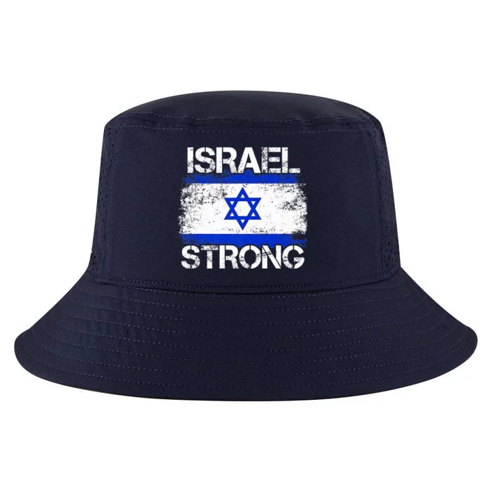 Israel Strong Flag Support I Stand With Israel Cool Comfort Performance Bucket Hat