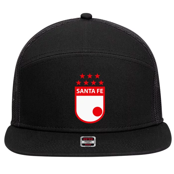 Independiente Santa Fe Club Supporter Fan Colombia Colombian 7 Panel Mesh Trucker Snapback Hat