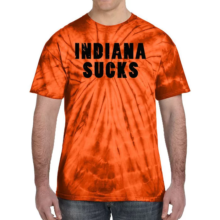 Indiana Sucks Funny State Rivalry Tie-Dye T-Shirt