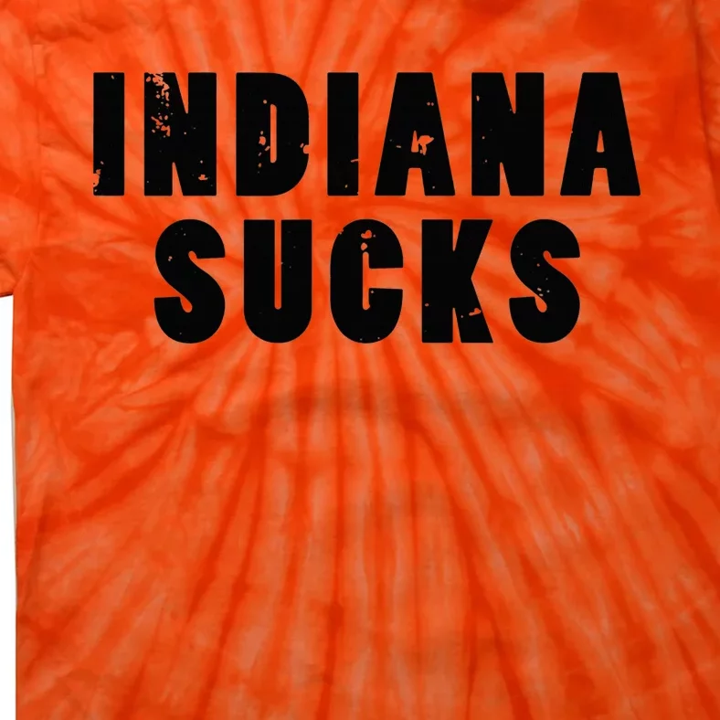 Indiana Sucks Funny State Rivalry Tie-Dye T-Shirt