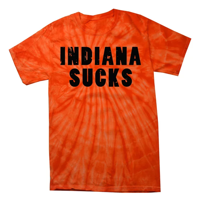 Indiana Sucks Funny State Rivalry Tie-Dye T-Shirt