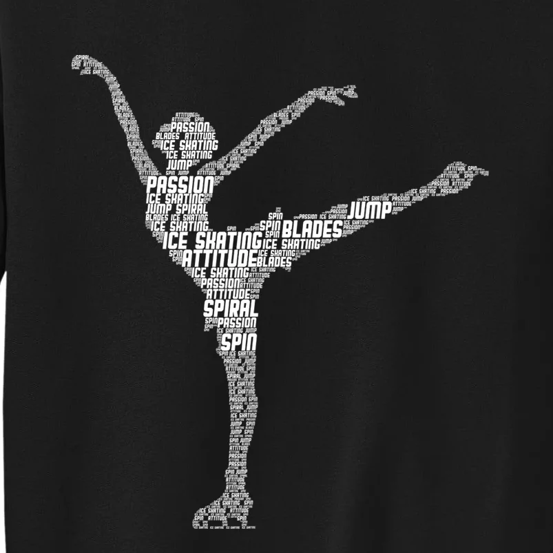 Ice Skating Figure Skater Wo Girls Sweatshirt