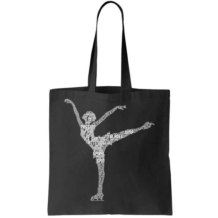 Ice Skating Figure Skater Wo Girls Tote Bag