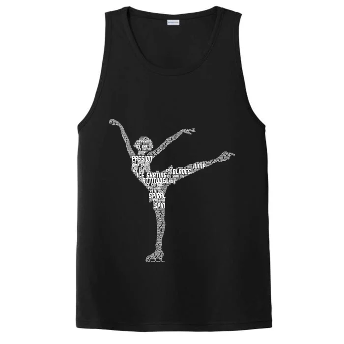 Ice Skating Figure Skater Wo Girls Performance Tank