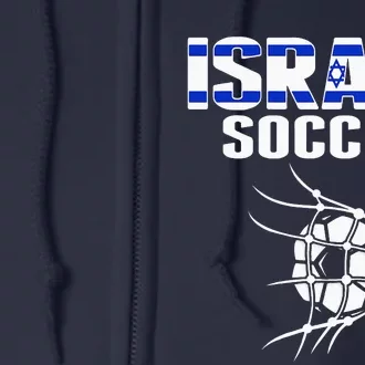 Israel Soccer Fans Jersey Support Israeli Full Zip Hoodie