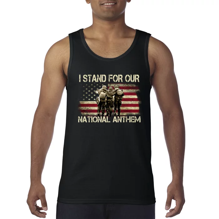 I Stand For Our National Anthem Tank Top