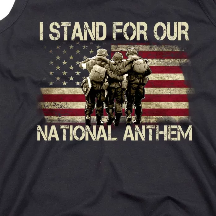 I Stand For Our National Anthem Tank Top