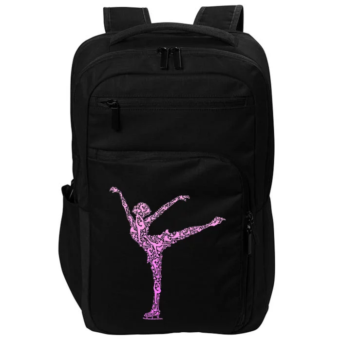 Ice Skating Figure Skater Girls Wo Impact Tech Backpack