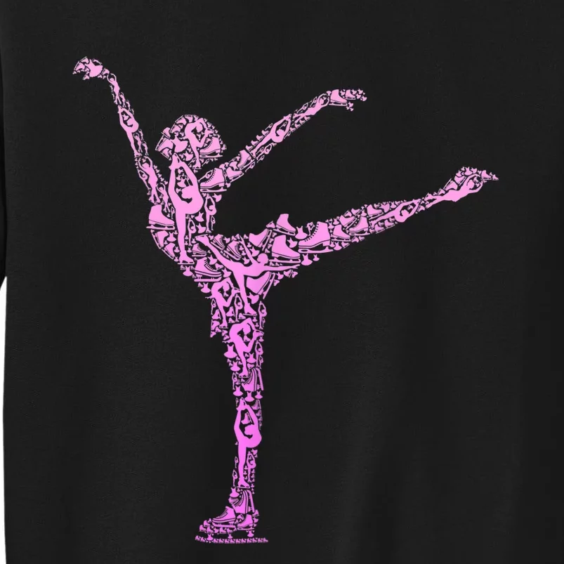 Ice Skating Figure Skater Girls Wo Tall Sweatshirt