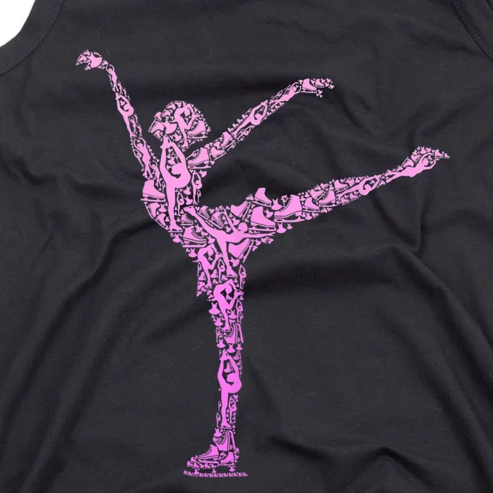 Ice Skating Figure Skater Girls Wo Tank Top