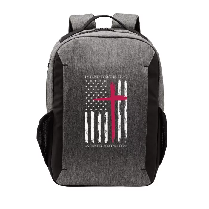 I Stand For The Flag Memorial Day Never Forget Veteran Vector Backpack