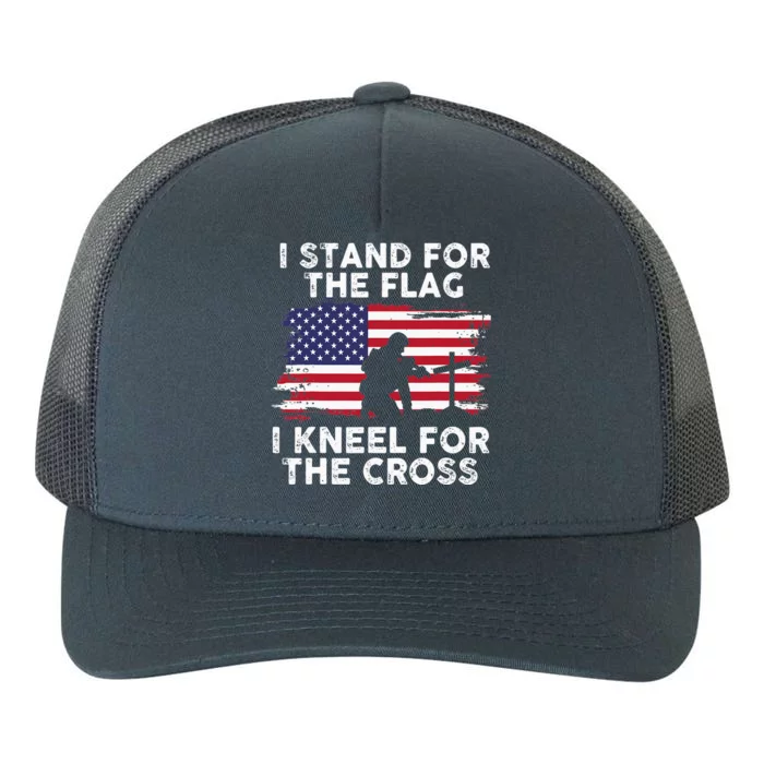 I Stand For The Flag Memorial Day Yupoong Adult 5-Panel Trucker Hat