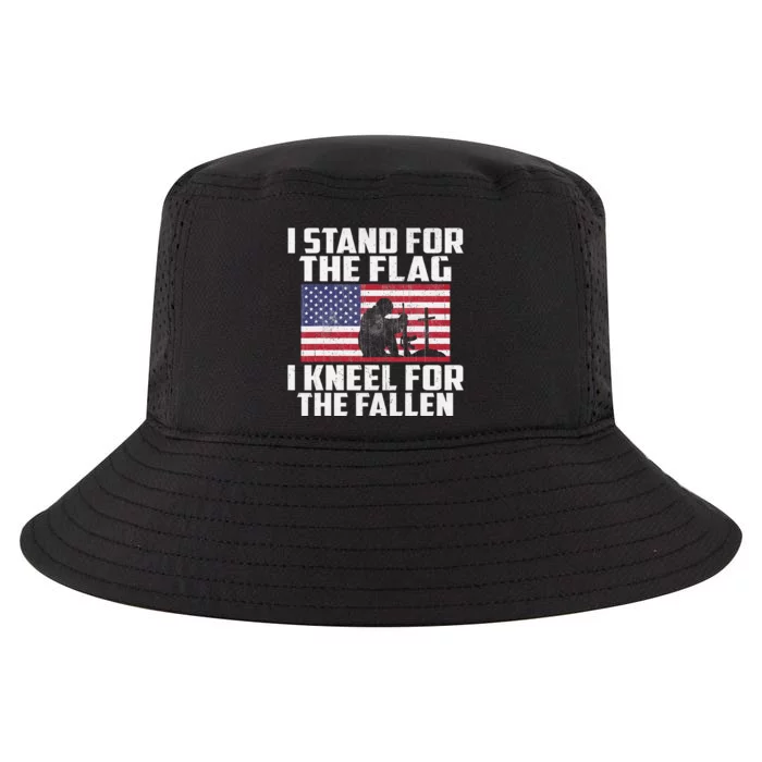 I Stand For The Flag Kneel For The Fallen Memorial Day Cool Comfort Performance Bucket Hat