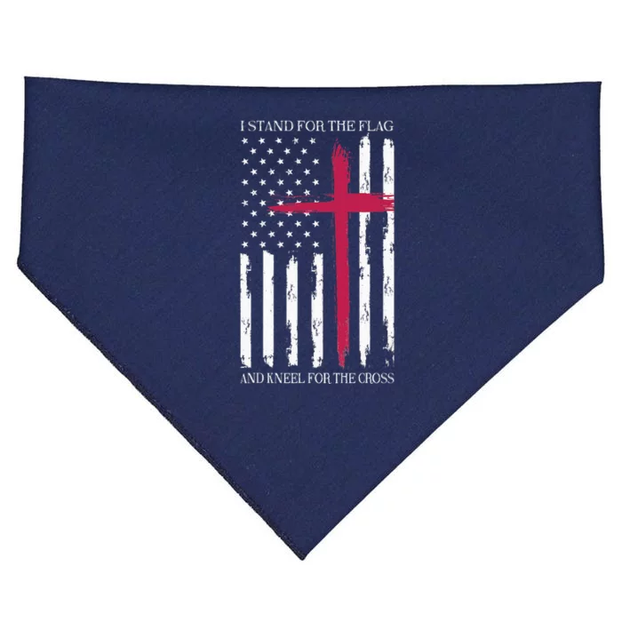 I Stand For The Flag Memorial Day USA-Made Doggie Bandana