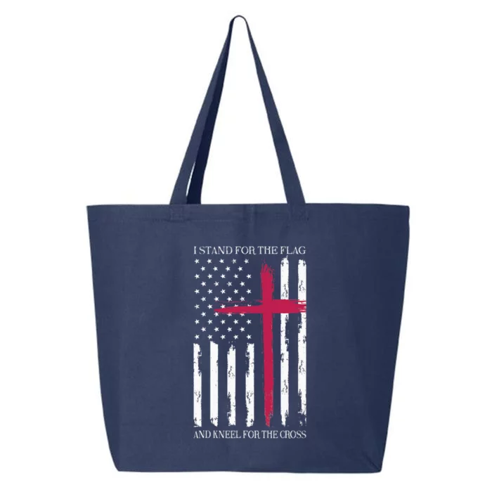 I Stand For The Flag Memorial Day 25L Jumbo Tote