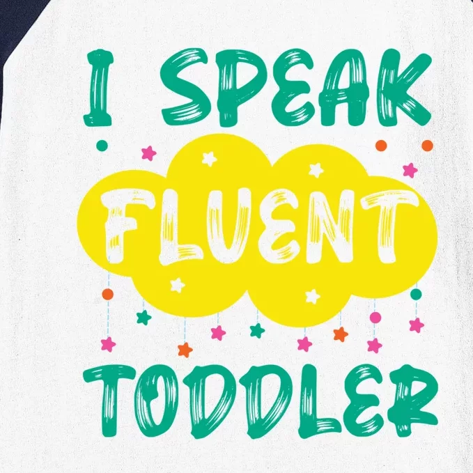 I Speak Fluent Sitter Great Gift Baseball Sleeve Shirt