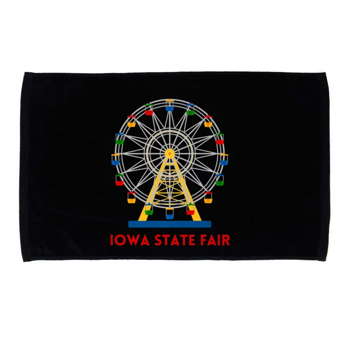 Iowa State Fair Ferris Wheel County Fair Premium Microfiber Hand Towel