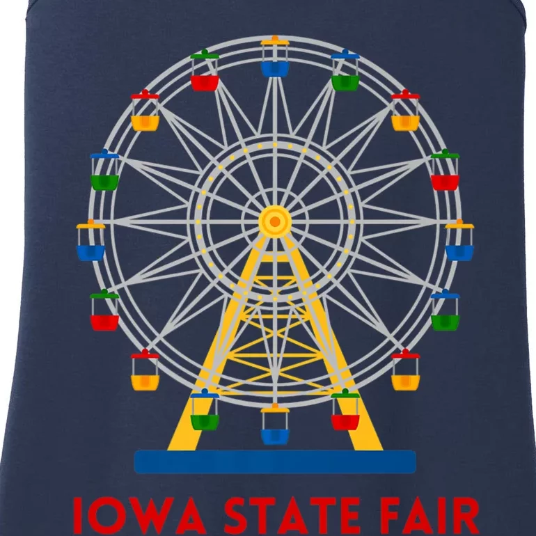 Iowa State Fair Ferris Wheel County Fair Premium Ladies Essential Tank