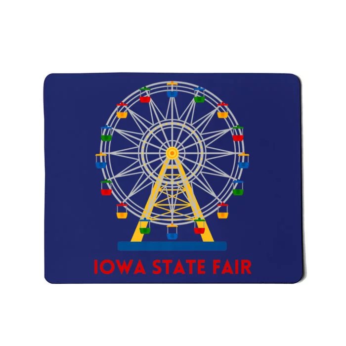 Iowa State Fair Ferris Wheel County Fair Premium Mousepad