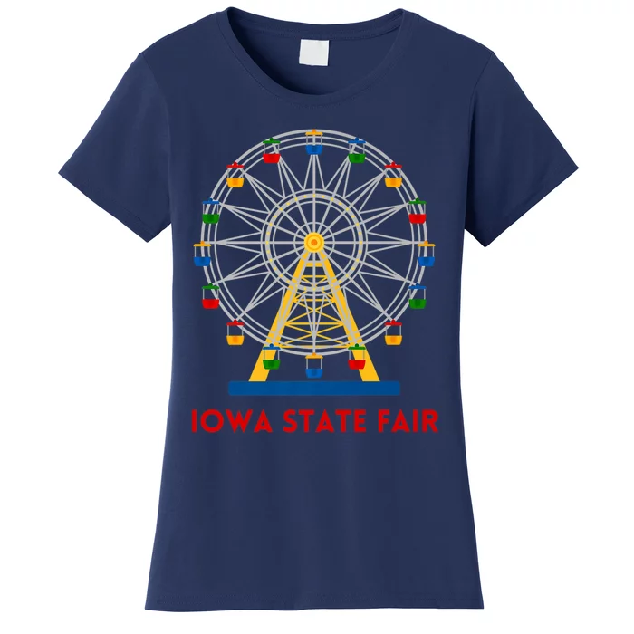 Iowa State Fair Ferris Wheel County Fair Premium Women's T-Shirt