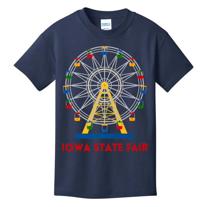 Iowa State Fair Ferris Wheel County Fair Premium Kids T-Shirt