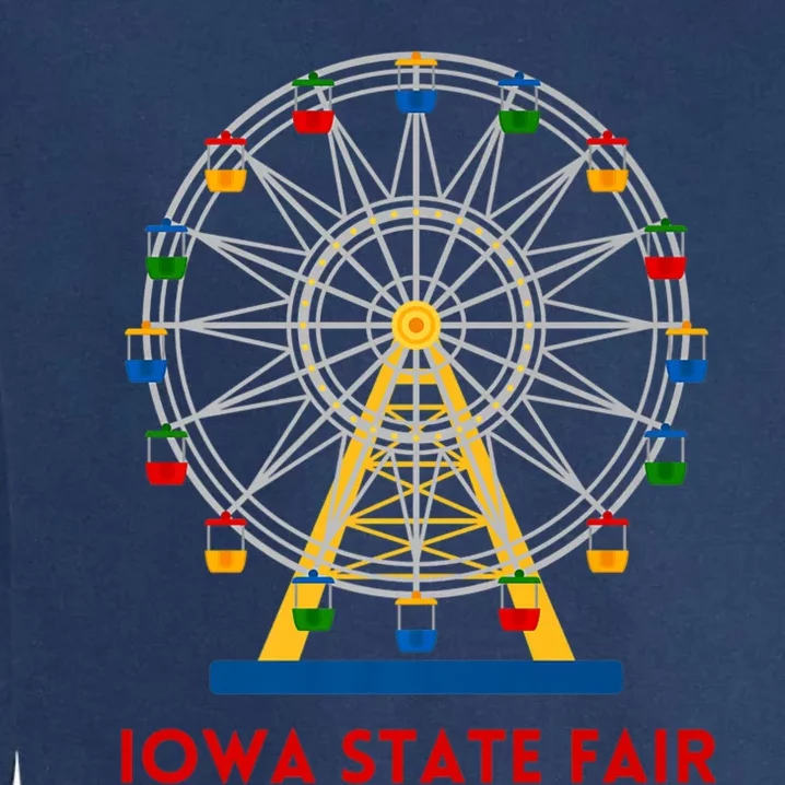 Iowa State Fair Ferris Wheel County Fair Premium Garment-Dyed Sweatshirt