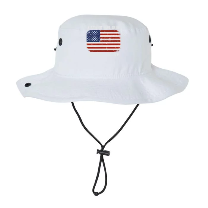 I Stand For Our National Anthem Usa Flag Conservative Funny Gift Legacy Cool Fit Booney Bucket Hat