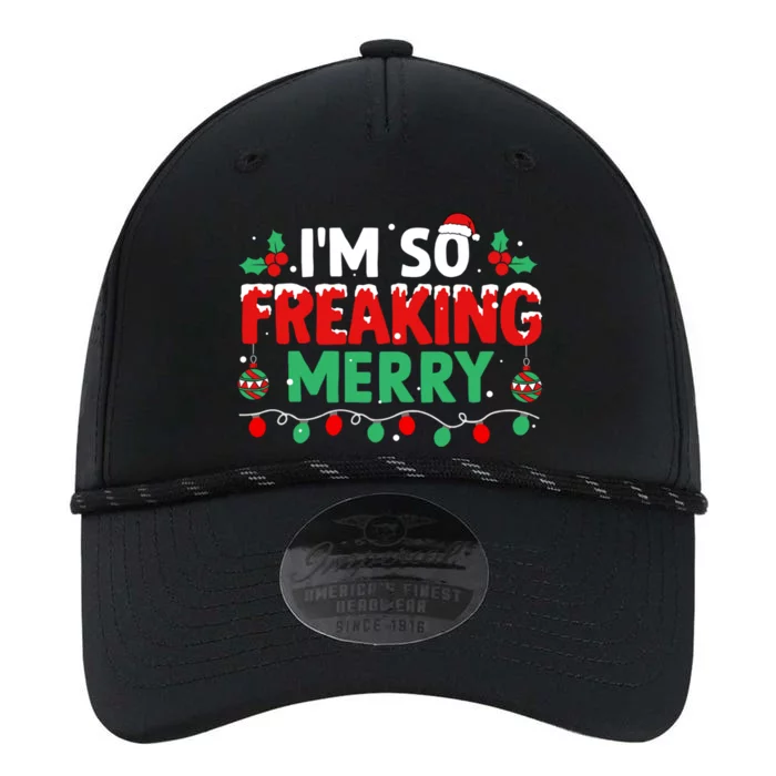 IM So Freaking Merry Xmas Christmas Lights Happy Holiday Cool Gift Performance The Dyno Cap