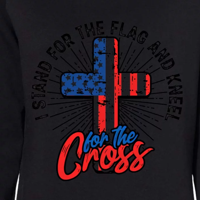 I Stand For The Flag And Kneel For The Cross Gift Equal Rights Gift Womens California Wash Sweatshirt