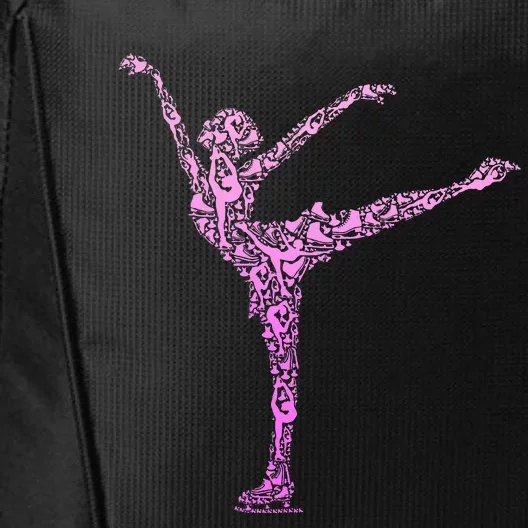 Ice Skating Figure Skater City Backpack