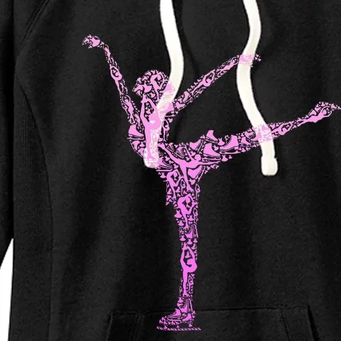 Ice Skating Figure Skater Women's Fleece Hoodie