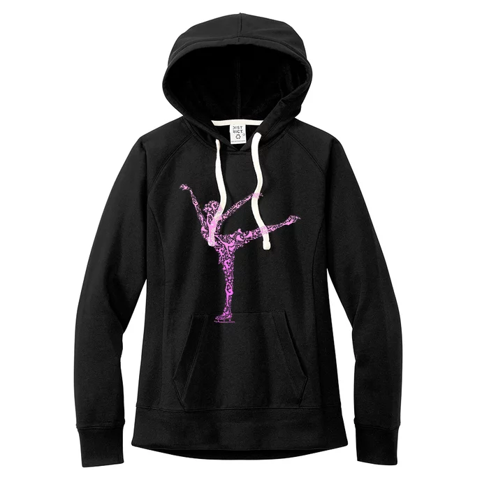 Ice Skating Figure Skater Women's Fleece Hoodie