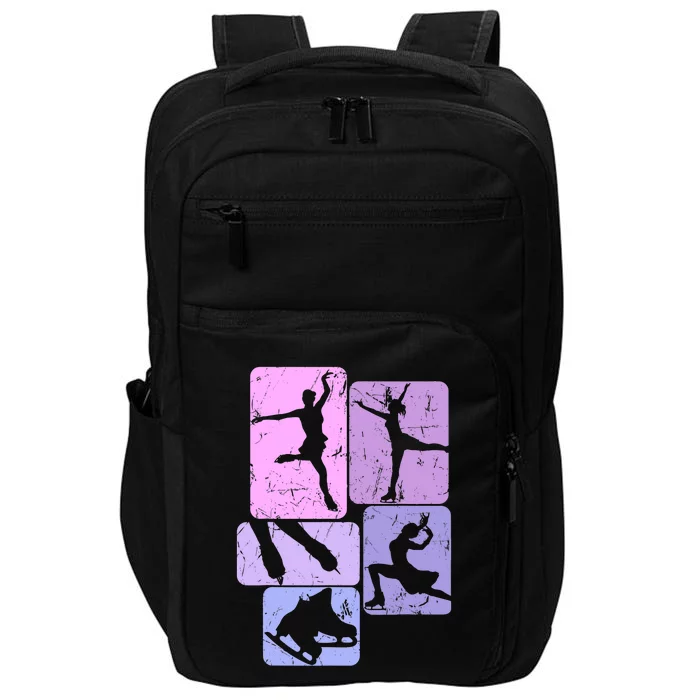 Ice Skating Figure Skater Girl Wo Impact Tech Backpack