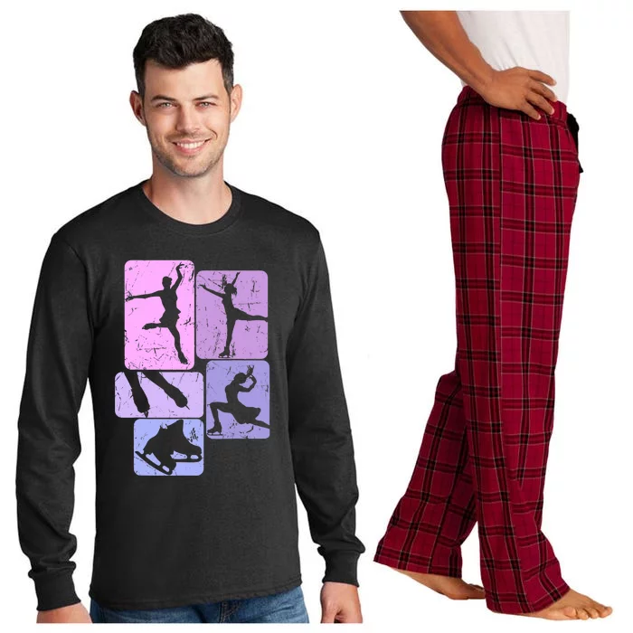 Ice Skating Figure Skater Girl Wo Long Sleeve Pajama Set