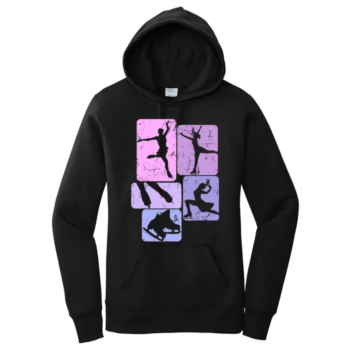 Ice Skating Figure Skater Girl Wo Women's Pullover Hoodie