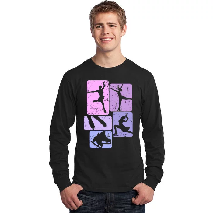 Ice Skating Figure Skater Girl Wo Tall Long Sleeve T-Shirt